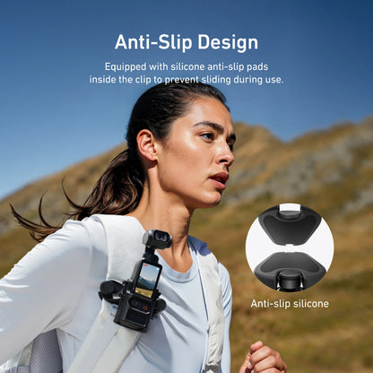 Telesin DJI Osmo Pocket 4 3 Quick-release Backpack Strap Mount