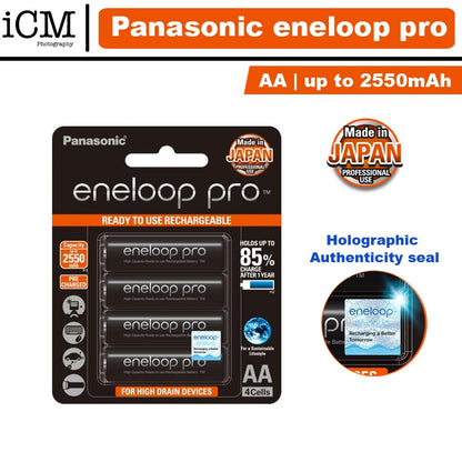 Panasonic eneloop pro AA Ni-MH Rechargeable Batteries
