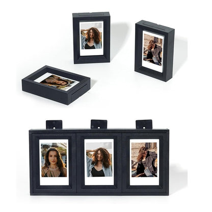 Instax Mini film wall hanging photo frame with storage