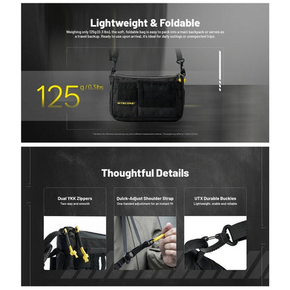Nitecore SLB08 Modular Sling Bag - 2L Capacity