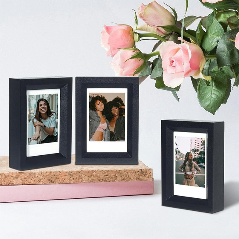 Instax Mini film wall hanging photo frame with storage