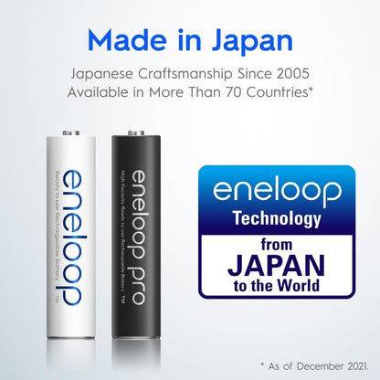 Panasonic eneloop pro AA Ni-MH Rechargeable Batteries
