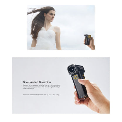 Nitecore Handheld Turbo Fan (150km/h) Multipurpose Pocket Photography Fan