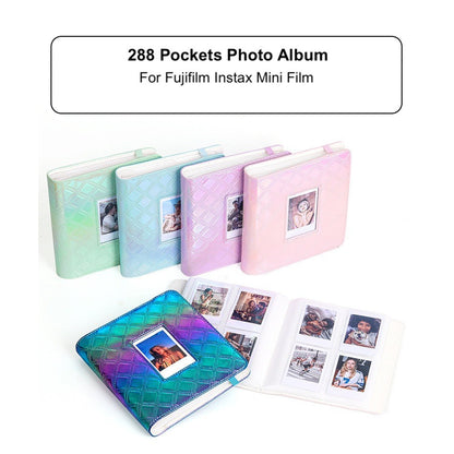 288 Pockets Instax Mini Film Pearly Photo Album for Fujifilm Instax Mini Films