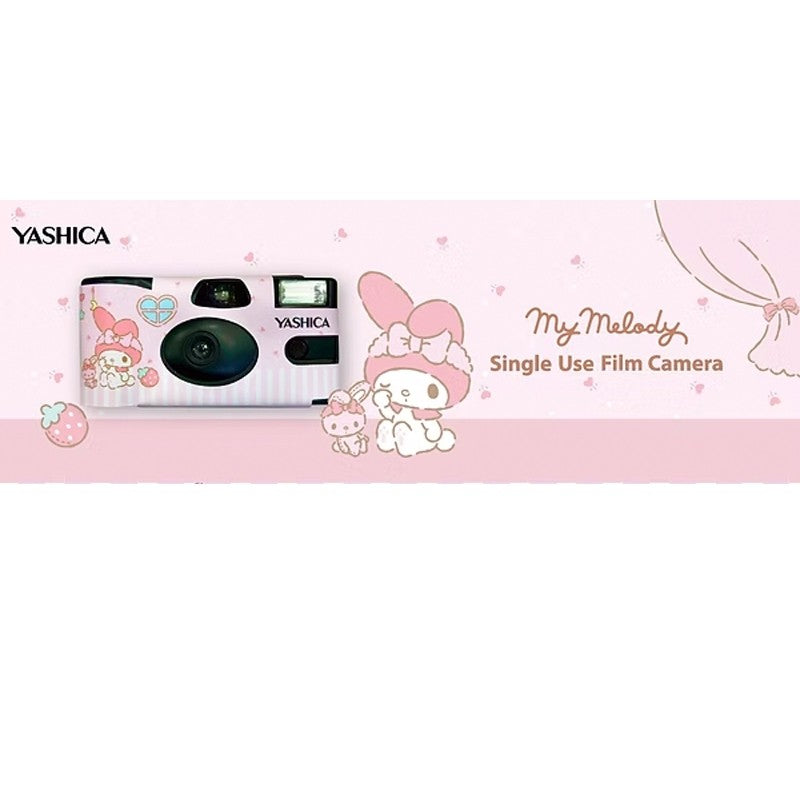YASHICA 35mm Single Use Film Camera (My Melody Clouded Comfort)