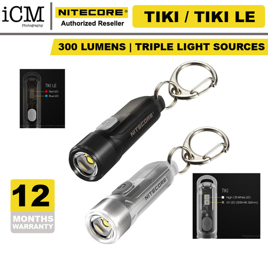 Nitecore TIKI / TIKI LE 300 Lumens USB-C Rechargeable Keychain Flashlight